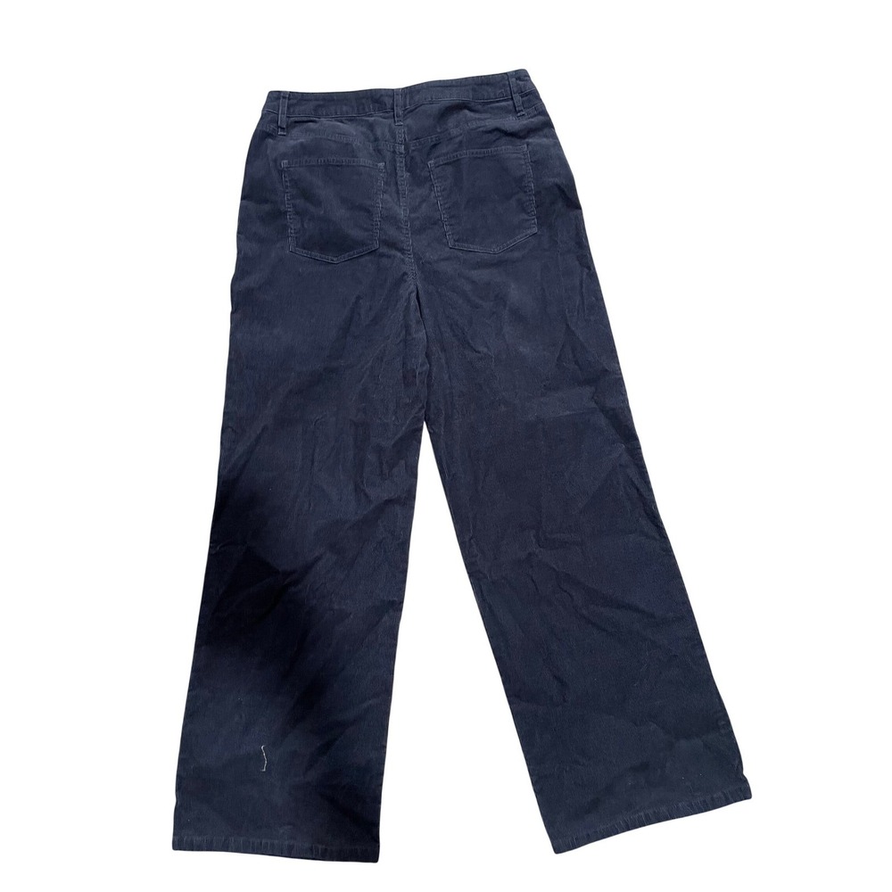 Boden Corduroy Wide Leg Pants Navy Blue Preppy Old Money Workwear Fall 10L